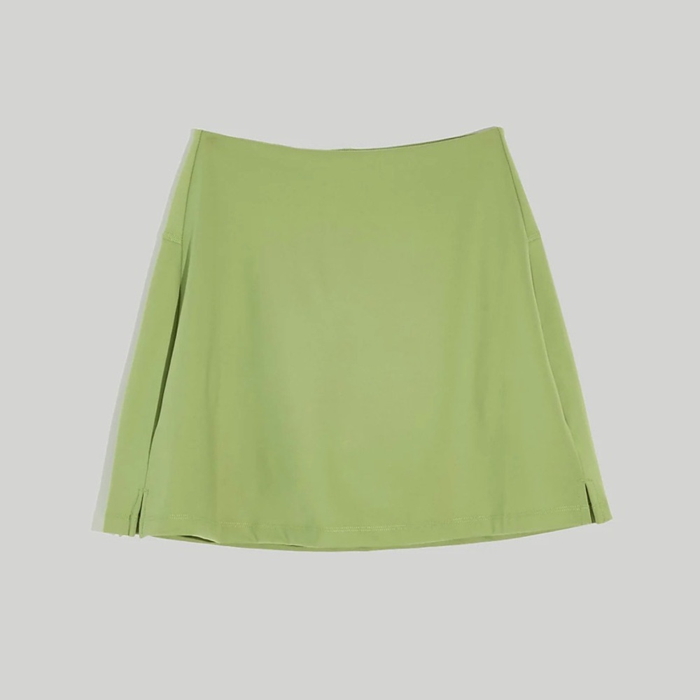 Skort from Girlfriend Collective (Mantis green color)